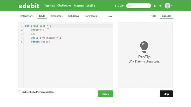 Python Function: Buggy Code - Infinite Loop смотреть онлайн