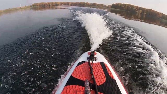 Электрическая доска для серфинга Sup board с мотором 5kW . Распаковываем, смотрим что внутри. смотреть онлайн