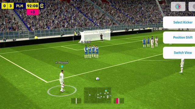K. Mbappé great free kick in eFootball 2024// eFootball 2024 смотреть онлайн
