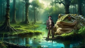 Чудовища древнего мира - Гигантская лягушка Баоцзюэ.