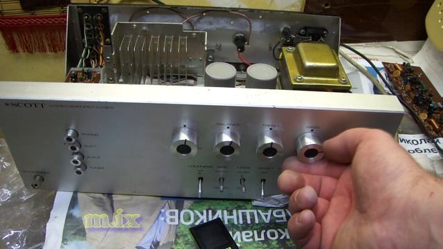 SCOTT A236S УНЧ ремонт блочной винтажной радиоаппаратуры смотреть онлайн