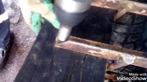 Соединение гусеницы в замок.Самодельный гусеничный вездеход.