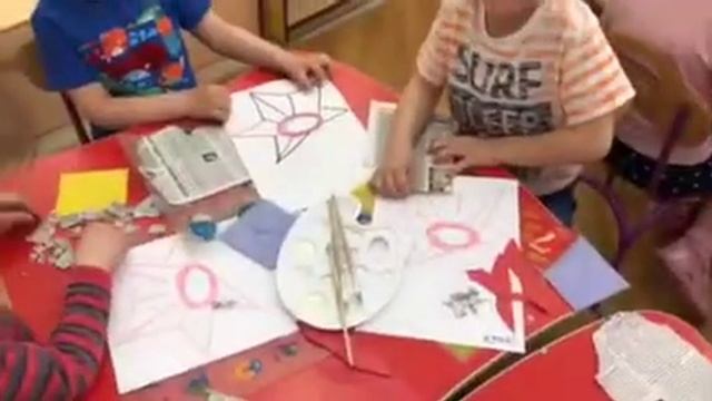 Аппликация во 2 младшей группе «Вечный огонь»