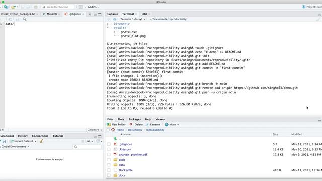 Reproducible Analysis Workflow (4/4) | GitHub смотреть онлайн