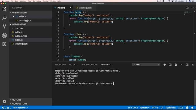 Typescript: method decorators - basics смотреть онлайн