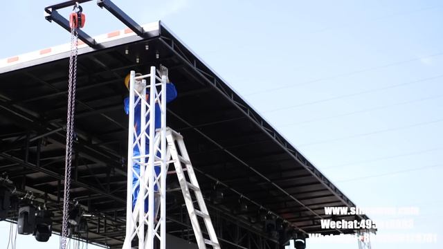 Mobile Stages Manufacturer - SINOSWAN ST130 40x30ft Hydraulic Stages For Concert, Election & Crusad смотреть онлайн