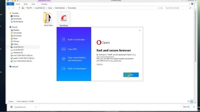 How to Download Opera Browser and Install in Windows смотреть онлайн
