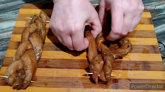 КУРИНЫЕ КОСИЧКИ - Оригинальное Блюдо из Куриного филе! Готовлю их Мужу ЧЕРЕЗ ДЕНЬ! смотреть онлайн