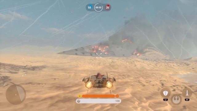 Super Star Destroyer Crash - Battle of Jakku - Star Wars Battlefront (PS4) смотреть онлайн