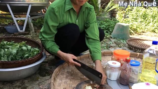 Rau Sắn Sào Tỏi Món đặc Sản Nhà Quê - Mẹ Nhà Quê
