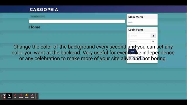 Joomla color background смотреть онлайн