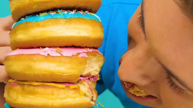 Быстрая Средняя или Медленная скорость еды Челлендж от HAHANOM Challenge смотреть онлайн