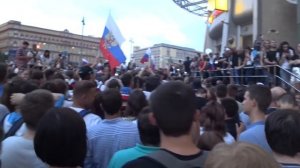 Россия - Испания 1-1(4:3)! Празднования в центре Москвы и невероятные эмоции болельщиков!!!