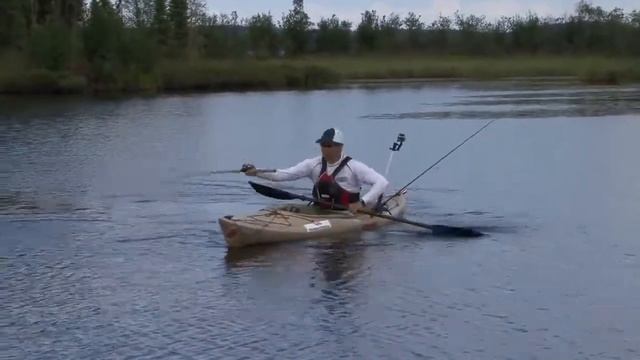 Wollaston Lake Monster Pike while Kayak Fishing at Minor Bay Lodge смотреть онлайн