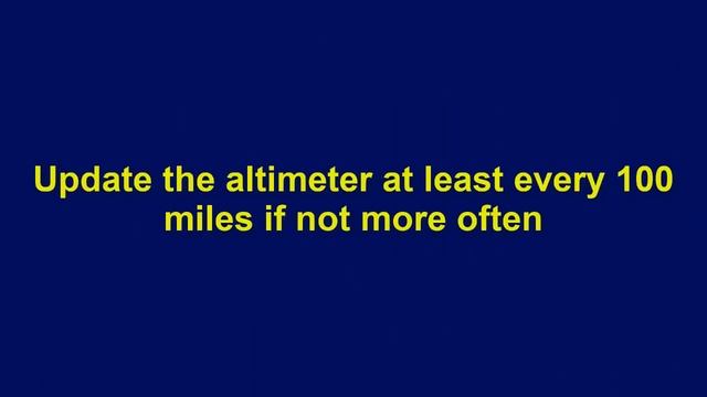 Setting the Altimeter смотреть онлайн