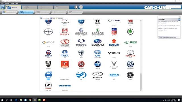 Car-O-Liner Vision2 X3 Help Screen Workflow Guide смотреть онлайн
