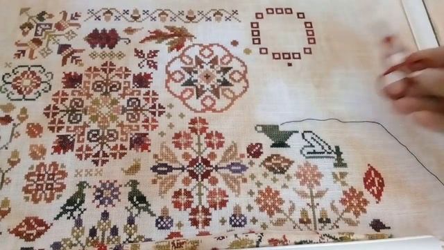 16. 7 дней с вышивкой. Ирис от Анны Кузнецовой, Осенний квакер, Домовой... смотреть онлайн