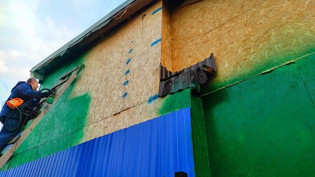 покраска Краскопультом ВИХРЬ ЭКП 700В демонстрация покраски 150 квадрат смотреть онлайн