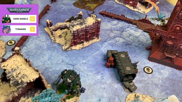 Warhammer 40,000 Battle Report: Tyranids vs Dark Angels смотреть онлайн