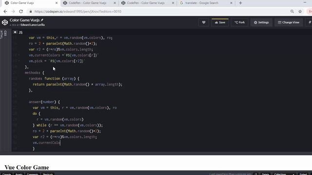 Vuejs Color Game смотреть онлайн