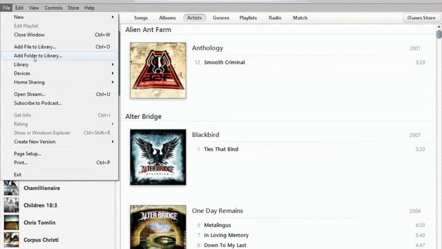 HOWTO: Scan Music Folder in iTunes (Windows) смотреть онлайн