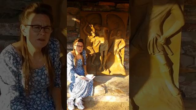 Miss Kate visits the Garden of Jesus' Sufferings at Canaan in the Desert - The Scourging 2 смотреть онлайн