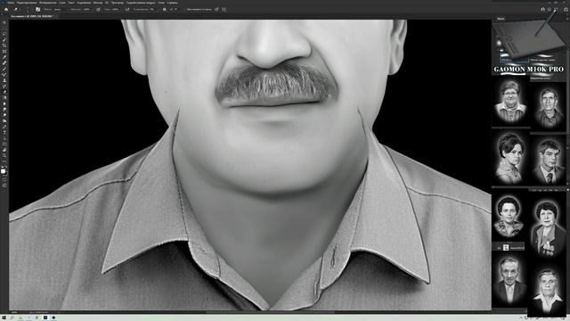 Ретушь плохого фото с паспорта / Ретушь фото на памятник смотреть онлайн