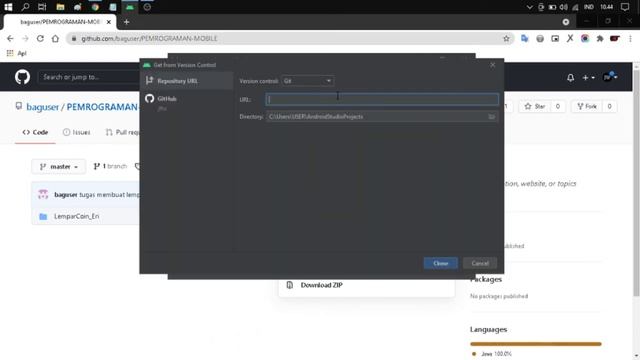 Cara Import Project Dari Github Ke Android Studio смотреть онлайн