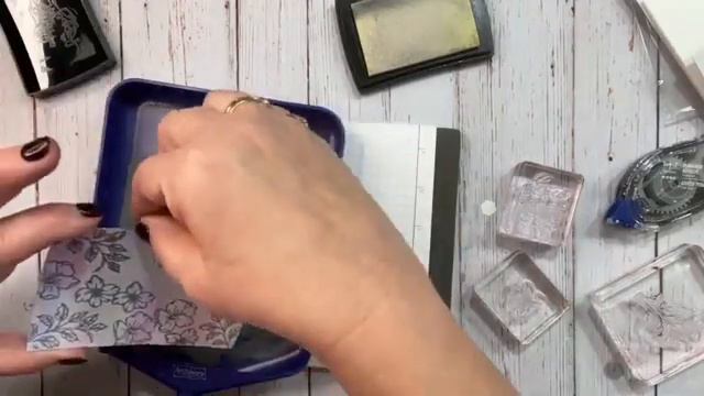 Combining Heat Embossing/Water Coloring Techniques смотреть онлайн