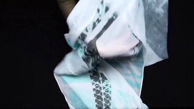 Женский палантин с принтом города от AURI (UV-11738/8-11) смотреть онлайн