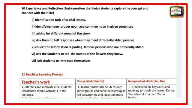 3,4,5 classes ENGLISH MODEL LESSON PLAN, MULTI GRADE MODEL LESSON PLAN смотреть онлайн