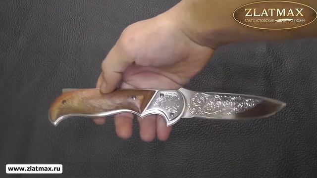 Складной нож Рысь (ЭИ-107, Орех) - Златоустовские ножи (zlatmax.ru) смотреть онлайн