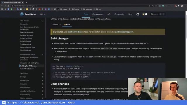 Junior Senior #12: React Native: Multiplatform Beyond Mobile - Łukasz Chludziński смотреть онлайн
