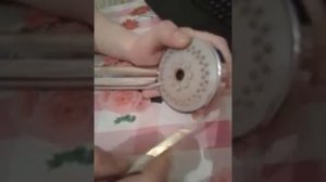 Как разобрать душевую лейку с переключателем