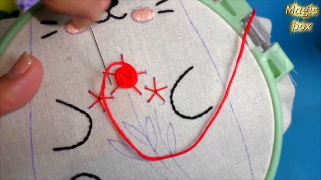 Как сшить кота из ткани Игрушки с вышивкой своими руками МК смотреть онлайн