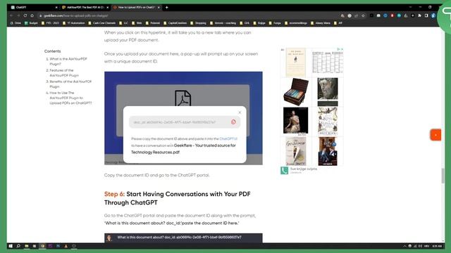 AskYourPDF Plugin For ChatGPT - How to Use ChatGPT For PDF Files (Tutorial) смотреть онлайн