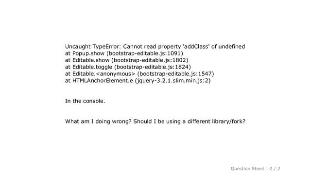 jQuery : X-Editable and Bootstrap 4 смотреть онлайн