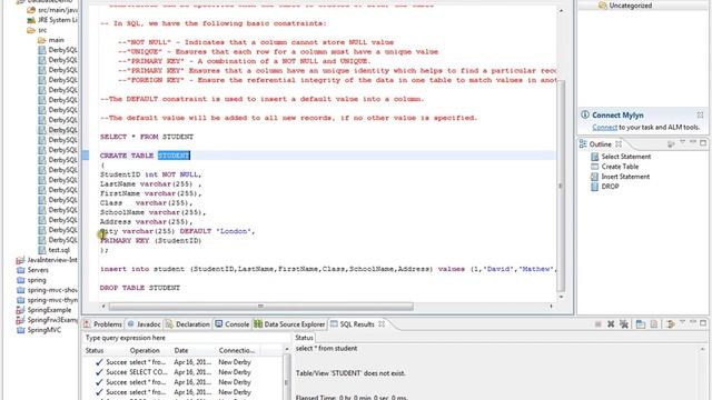 DEFAULT CONSTRAINT SQL QUERY смотреть онлайн