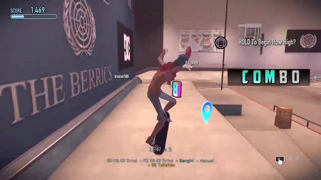 Tony Hawk's Pro Skater 5: How to get the Berrics C.O.M.B.O смотреть онлайн