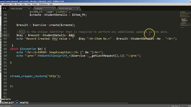 Push or Create data in Windows Dynamic nav using PHP смотреть онлайн