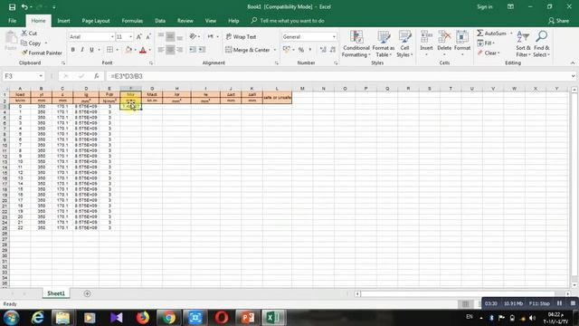 load Deflection curve by Excel смотреть онлайн