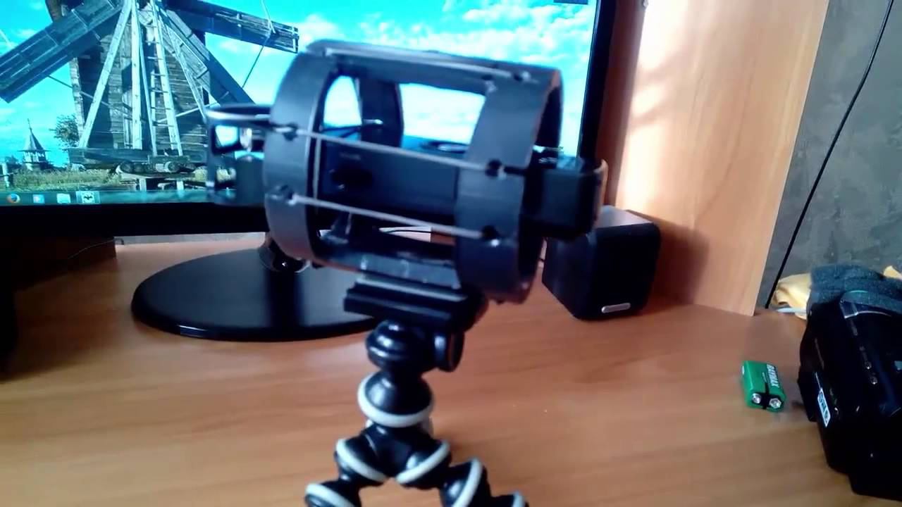 Самодельный виброподвес для ZOOM H1 смотреть онлайн