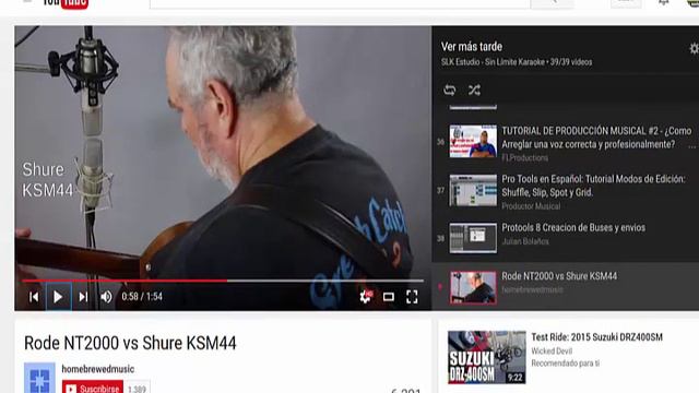 Rode NT2000 vs Shure KSM44 смотреть онлайн