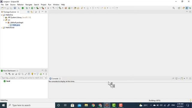 Java first program in Eclipse IDE | java Hindi смотреть онлайн