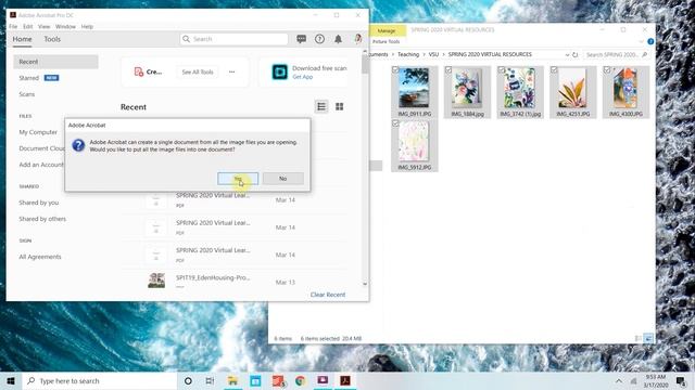 Combine multiple images into a PDF file...a simple tech tutorial! смотреть онлайн