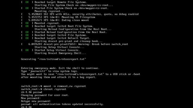 How to reset forgotten root password CentOS 8 Stream смотреть онлайн