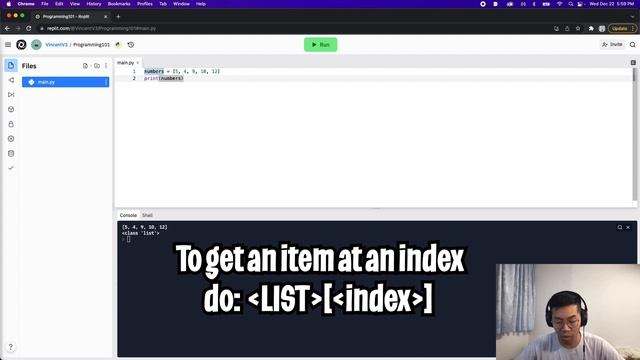 Lists - Python | Lesson 10 (Free Coding Bootcamp) смотреть онлайн