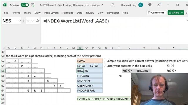 Solving crosswords with text wildcards and recursive LAMBDA смотреть онлайн