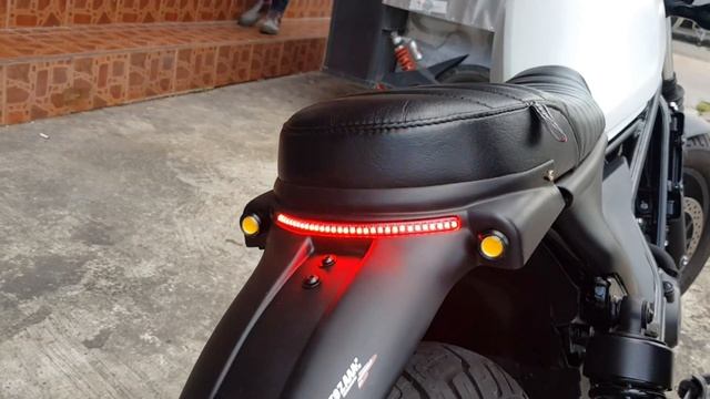 Honda Rebel CMX 300 - 500 MotoZaaa Custom Scrambler Seat Kit Motorcycle смотреть онлайн