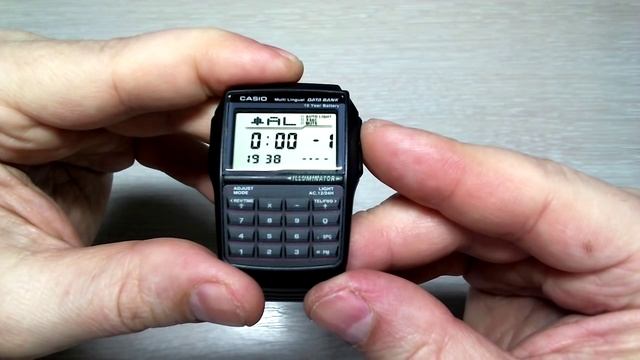 Casio DBC32-1A Data Bank Black Digital Watch